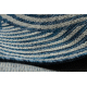 Teppich CASA SHAPE A1835A SISAL Geometrisch grau / blau - ZWEITKLASSIGES PRODUKT