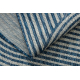 Teppich CASA SHAPE A1835A SISAL Geometrisch grau / blau - ZWEITKLASSIGES PRODUKT