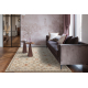 Wollteppich SOHO 477.07.LA110 OSTA - Blumen, Rahmen, natural beige / Terrakotta