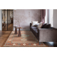 Wool Carpet SOHO 477.11.LA000 OSTA - Boho, frame, natural terracotta / grey