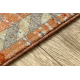 Covor de lana SOHO 477.11.LA000 OSTA - Boho, cadru, natural teracotă / gri