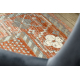 Covor de lana SOHO 477.11.LA000 OSTA - Boho, cadru, natural teracotă / gri