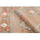 Covor de lana SOHO 477.11.LA000 OSTA - Boho, cadru, natural teracotă / gri