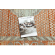 Wool Carpet SOHO 477.11.LA000 OSTA - Boho, frame, natural terracotta / grey