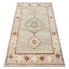 Dywan SOHO 477.11.LA100 wełniany OSTA - Boho, ramka naturalny beż / terakota