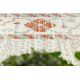 Wool Carpet SOHO 477.11.LA100 OSTA - Boho, frame, natural beige / terracotta 