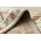 Wool Carpet SOHO 477.11.LA100 OSTA - Boho, frame, natural beige / terracotta 