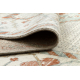 Wool Carpet SOHO 477.11.LA100 OSTA - Boho, frame, natural beige / terracotta 