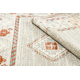 Wool Carpet SOHO 477.11.LA100 OSTA - Boho, frame, natural beige / terracotta 
