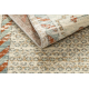 Wool Carpet SOHO 477.11.LA100 OSTA - Boho, frame, natural beige / terracotta 