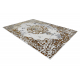 Matta ALLURE 1961 Ornament, ram - Strukturell, snygg, glamour guld / vit