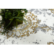 Tappeto ALLURE 1961 Ornamento, telaio - Strutturale, elegante, glamour oro / bianco