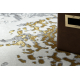 Matta ALLURE 1961 Ornament, ram - Strukturell, snygg, glamour guld / vit