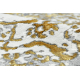 Tappeto ALLURE 1961 Ornamento, telaio - Strutturale, elegante, glamour oro / bianco