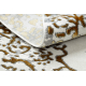 Carpet ALLURE 1961 Ornament, frame - Structural, stylish, glamour gold / white