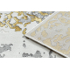 Matta ALLURE 1961 Ornament, ram - Strukturell, snygg, glamour guld / vit