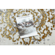 Tappeto ALLURE 1961 Ornamento, telaio - Strutturale, elegante, glamour oro / bianco