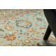 Tapis en laine SOHO 477.26.LA400 OSTA - Ornement, cadre, naturel vert / beige