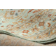 Tappeto in lana SOHO 477.26.LA400 OSTA - Ornamento, cornice, naturale verde / beige