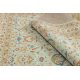 Tappeto in lana SOHO 477.26.LA400 OSTA - Ornamento, cornice, naturale verde / beige