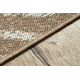 Carpet FLAT 48957265 Geometric RHOMBUS natural beige string
