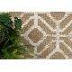 Tapis sisal FLAT 48957265 Géométrique RHOMBY ficelle beige naturel