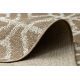 Sisal tæppe FLAT 48957265 Geometrisk ROMBE naturlig beige snor
