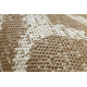 Carpet FLAT 48957265 Geometric RHOMBUS natural beige string