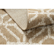 Tapis sisal FLAT 48957265 Géométrique RHOMBY ficelle beige naturel