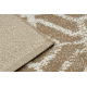 Teppich FLAT 48957265 Geometrische Raute naturbeige Schnur