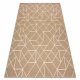 Koberec FLAT 48959265 Geometrický přírodní béžový provázek