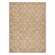Килим FLAT 48959265 Геометричен естествен бежов шнур