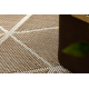 Sizalio kilimas FLAT 48959265 Geometrinis natūralios smėlio spalvos virvelė