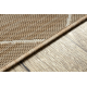 Tapis sisal FLAT 48959265 Géométrique ficelle beige naturel