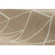 Tapete sisal FLAT 48959265 Geométrico fio bege natural