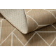 Sizalio kilimas FLAT 48959265 Geometrinis natūralios smėlio spalvos virvelė