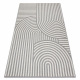 Teppich FLAT SISAL 49376637 Kreise Streifen grau/creme