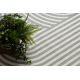 Teppich FLAT SISAL 49376637 Kreise Streifen grau/creme