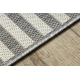 Teppich FLAT SISAL 49376637 Kreise Streifen grau/creme