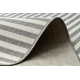 Teppich FLAT SISAL 49376637 Kreise Streifen grau/creme