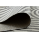 Teppich FLAT SISAL 49376637 Kreise Streifen grau/creme