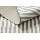Teppich FLAT SISAL 49376637 Kreise Streifen grau/creme