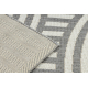 Teppich FLAT SISAL 49376637 Kreise Streifen grau/creme
