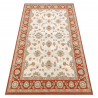 Dywan SOHO 477.15.LA103 wełniany OSTA - Ornament, ramka naturalny beż / terakota