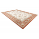 Tapis en laine SOHO 477.15.LA103 OSTA Ornement, cadre naturel beige / terre cuite