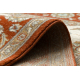 Uldtæppe SOHO 477.15.LA103 OSTA Ornament, ramme natur beige / terrakotta
