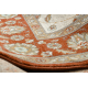 Wool Carpet SOHO 477.15.LA103 OSTA Ornament, frame natural beige / terracotta