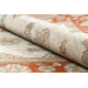 Wool Carpet SOHO 477.15.LA103 OSTA Ornament, frame natural beige / terracotta