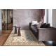 Wollteppich SOHO 477.15.LA102 OSTA Ornament, Rahmen natur beige / terrakotta