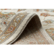 Wollteppich SOHO 477.15.LA102 OSTA Ornament, Rahmen natur beige / terrakotta